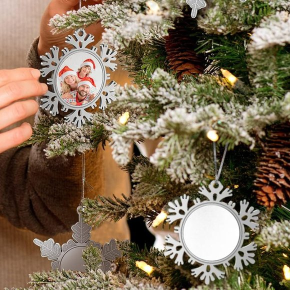 Metal Snowflake Christmas Ornament Custom Made - Picture 7 of 11